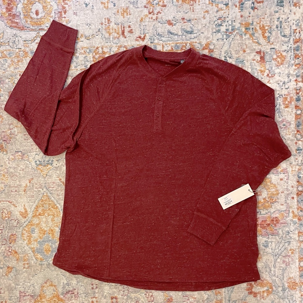 NWT Red Henley from Five Four club.